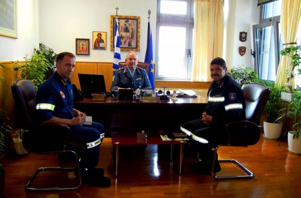 Εθιμοτυπική επίσκεψη του Περιφερειακού Διοικητή Π.Υ. Θεσσαλίας στη Γ.Ε.Π.Α.Δ. Θεσσαλίας