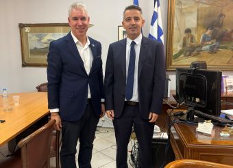 Συνάντηση του Β΄ Αντιπροέδρου του Επιμελητηρίου Καρδίτσας με τον Γ. Γ. Αγροτικής Πολιτικής και Διεθνών Σχέσεων του ΥΠΑΑΤ