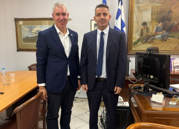 Συνάντηση του Β΄ Αντιπροέδρου του Επιμελητηρίου Καρδίτσας με τον Γ. Γ. Αγροτικής Πολιτικής και Διεθνών Σχέσεων του ΥΠΑΑΤ