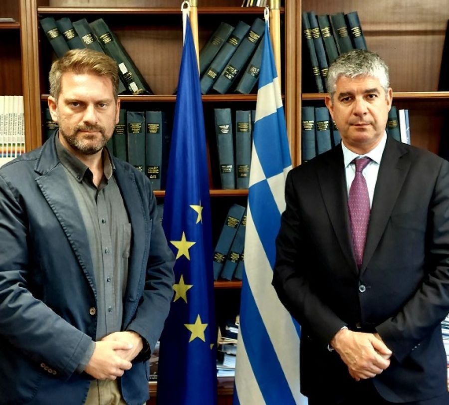 Συνάντηση Δημάρχου Αργιθέας Α. Στεργίου με τον Υφ. Ανάπτυξης και Επενδύσεων Γ. Τσακίρη για την ΟΧΕ Αγράφων
