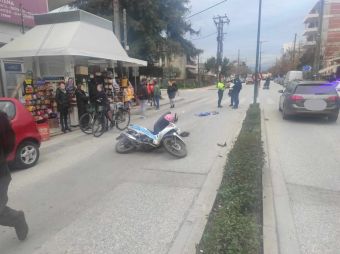 Τροχαίο με τρεις τραυματίες στα Τρίκαλα το μεσημέρι του Σαββάτου (9/3)