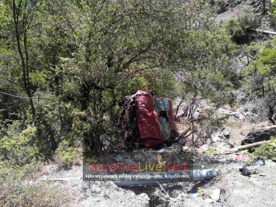 Θανατηφόρα εκτροπή οχήματος για 67χρονο στο Αργύρι Καρδίτσας (+Φωτο)