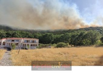 Ισχυρές δυνάμεις σε μεγάλη δασική πυρκαγιά στην περιοχή του Καλλιθήρου - Επειχειρούν εναέρια μέσα (+Φωτο+Βίντεο)