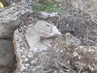 Βλήμα του Β’ Παγκοσμίου πολέμου βρέθηκε στην Κερασιά - Απομακρύνθηκε από το στρατό (+Φωτο)