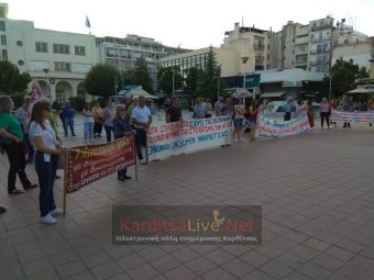 Καρδίτσα: Συλλαλητήριο - καταγγελία της κυβερνητικής πολιτικής (+Φώτο +Βίντεο)