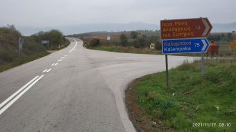Ολοκληρώθηκε η διαγράμμιση του επαρχιακού και εθνικού δικτύου περιοχών της Ελασσόνας