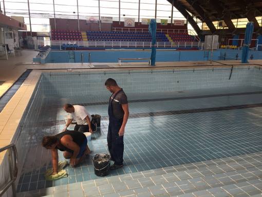 Εργασίες συντήρησης σε εξέλιξη στο κολυμβητήριο της Καρδίτσας