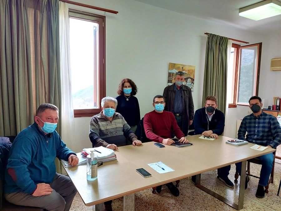 Συνάντηση εργασίας της ΑΝ.ΚΑ. με τη διοίκηση του Δήμου Αργιθέας