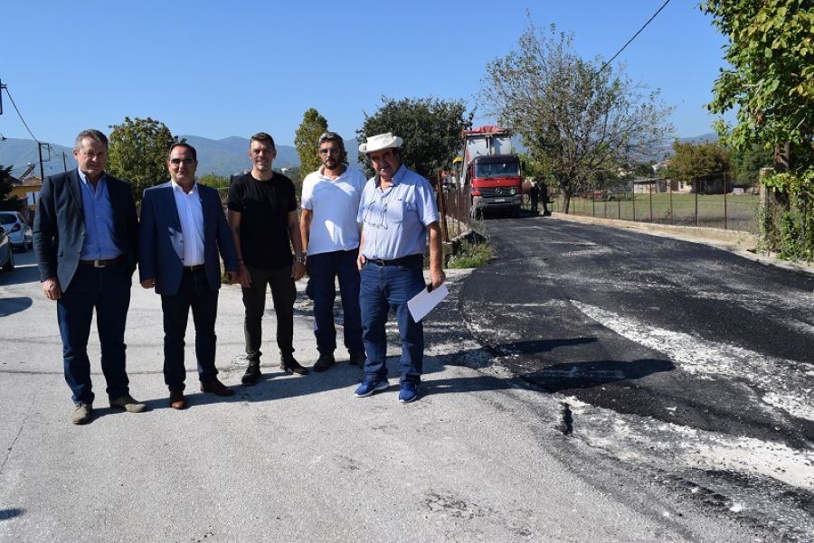 Ασφαλτοστρώσεις και συντηρήσεις πραγματοποιεί στα χωριά ο Δήμος Καρδίτσας