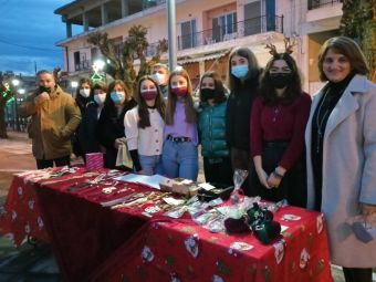 Με επιτυχία το φιλανθρωπικό bazaar των μαθητών του 1ου Γυμνασίου Παλαμά
