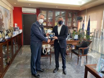Στον Περιφερειάρχη Θεσσαλίας Κ. Αγοραστό ο νέος Αρχηγός Τακτικής Αεροπορίας Αντιπτέραρχος Γ. Φασούλας