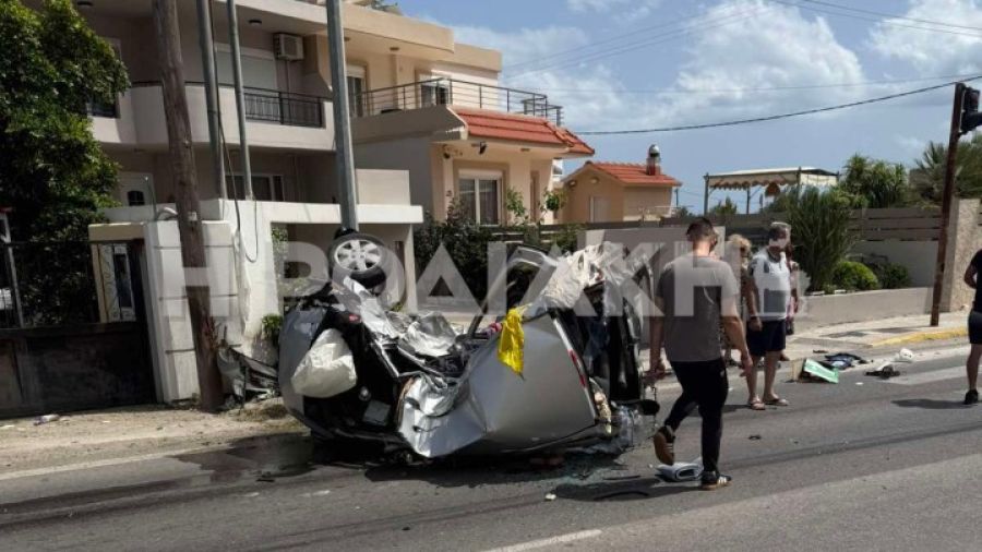 Θανατηφόρο τροχαίο με δύο γυναίκες νεκρές στη Ρόδο - Άλλοι τρεις τραυματίες