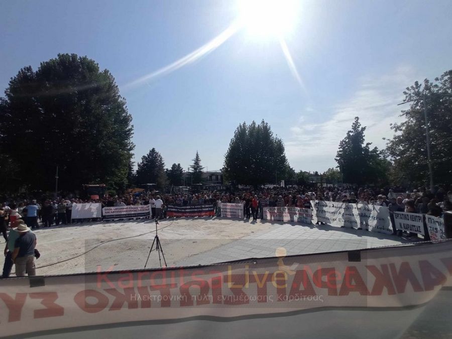Μεγάλο συλλαλητήριο στον Παλαμά: Λαϊκή απαίτηση για άμεσα και γενναία μέτρα στήριξης των πλημμυροπαθών (+Φωτο +Βίντεο)