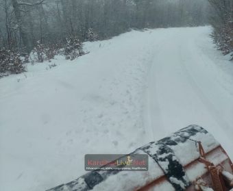 Συνεχίζονται και την Πέμπτη (19/3) οι χιονοπτώσεις στα ανώτερα ορεινά τμήματα του ν. Καρδίτσας