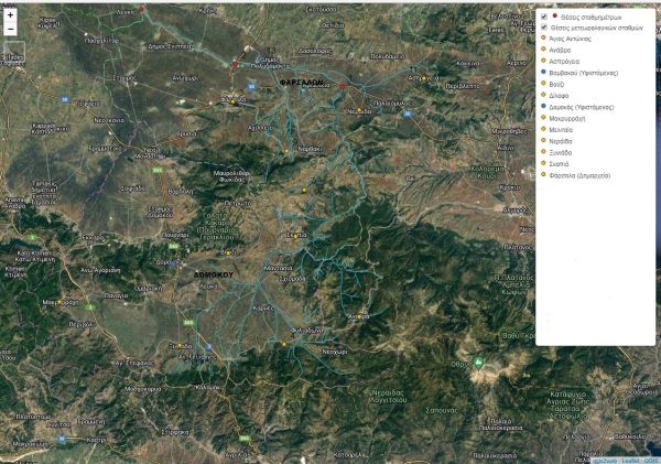 11 νέοι Μετεωρολογικοί Σταθμοί και 3 Σταθμήμετρα θα εγκατασταθούν στον Ενιπέα ποταμό