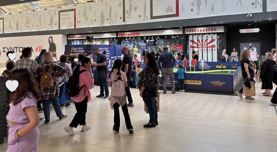 Panini World Cup 2026 Experience στο Fashion City Outlet: Το παιχνίδι κορυφώνεται το επόμενο Σαββατοκύριακο