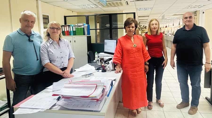 Επίσκεψη της Βουλευτή Ασημίνας Σκόνδρα στη Δ.ΥΠ.Α. Καρδίτσας