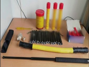 Καρδίτσα: 43 άτομα συνελήφθησαν πριν τον αγώνα Καρίτσα - Αναγέννηση - Κατασχέθηκαν κροτίδες ναρκωτικά και ράβδοι