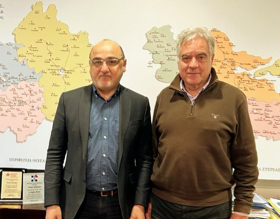 Συνάντηση του Βουλευτή Αριστοτέλη Σπάνια με τον Διοικητή της 5ης ΥΠΕ Φώτη Σερέτη
