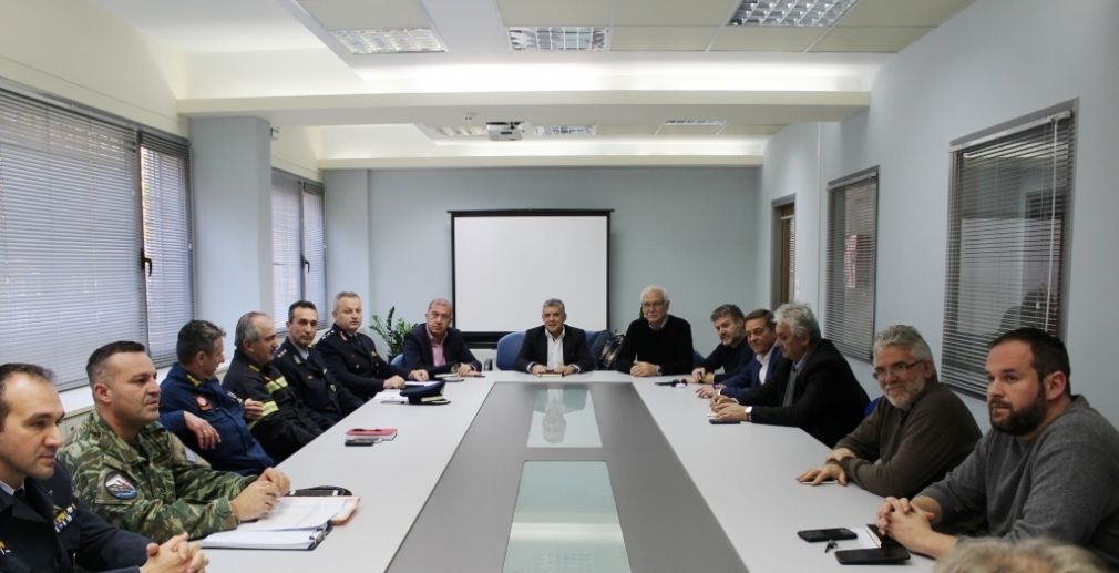 Έκτακτη σύσκεψη για την ετοιμότητα των φορέων στην Περιφέρεια Θεσσαλίας ενόψει των έντονων καιρικών φαινομένων
