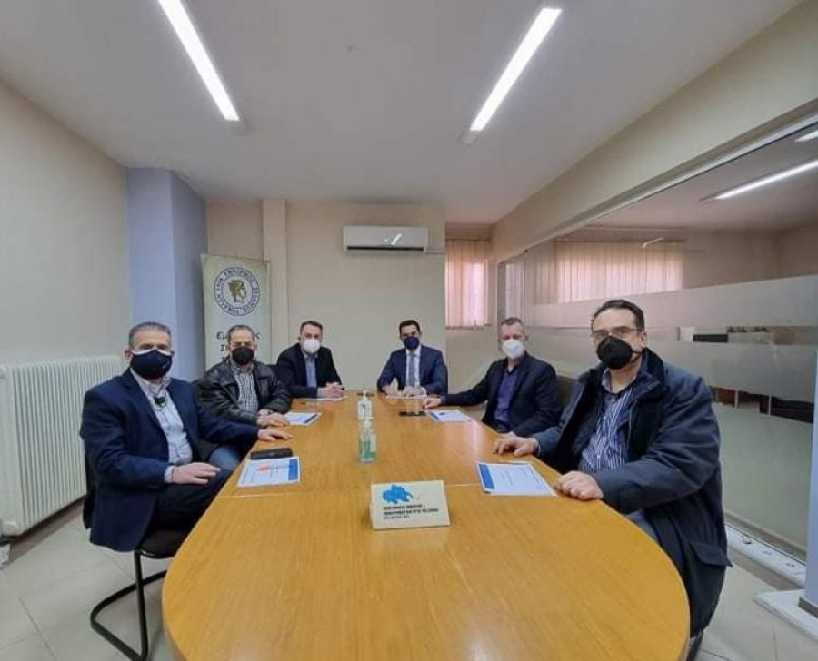 Συνάντηση της Ομοσπονδίας Εμπορίου και Επιχειρηματικότητας Θεσσαλίας με το Υπουργό Κ. Σκρέκα