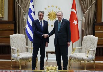 Ξεκίνησε η συνάντηση του Έλληνα Πρωθυπουργού με τον Πρόεδρο της Τουρκίας