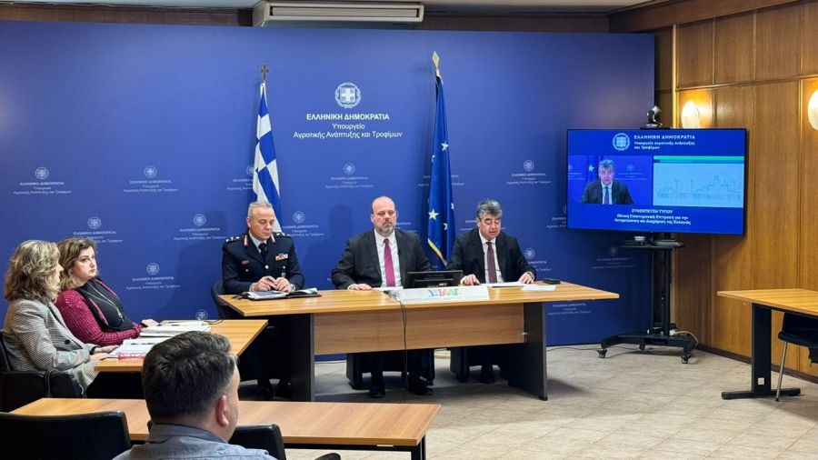 Η εικόνα της ευλογιάς από την αρχή του έτους, παρουσιάστηκε σε συνέντευξη τύπου στο ΥΠΑΑΤ