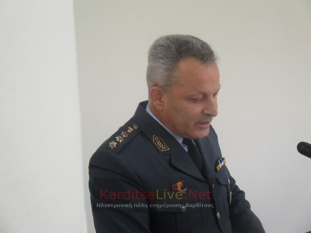 Νέος Γενικός Περιφερειακός Αστυνομικός Διευθυντής Θεσσαλίας ο Βασίλειος Καραπιπέρης