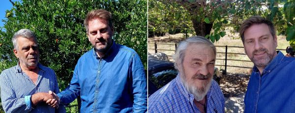 Ο Ηλίας Στεργίου και ο Γιάννης Τσιάκαλος από το Καταφύλλι υποψήφιοι Δημοτικοί Σύμβουλοι με τον Δήμαρχο Αργιθέας Ανδρέα Στεργίου στη Δημοτική Ενότητα Αχελώου!