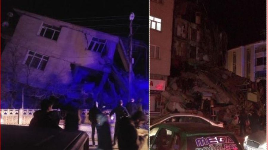 Σεισμός 6,8R στην Τουρκία: Κατέρρευσαν 100 κτίρια - Εντοπίστηκαν ήδη 4 νεκροί