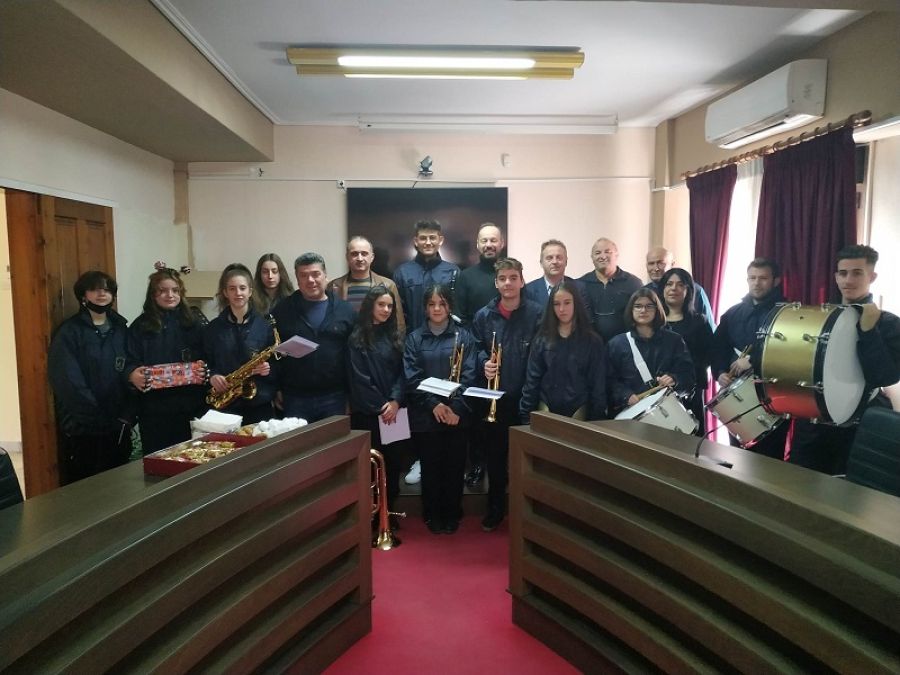 Κάλαντα Χριστουγέννων στο Δημαρχείο Μουζακίου