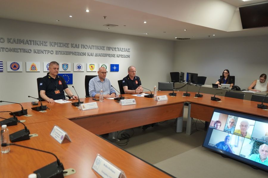Συνεδρίασε η Επιτροπή Εκτίμησης Κινδύνου για τους θυελλώδεις ανέμους