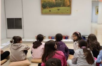 Επίσκεψη της Β' τάξης του 2ου Δημοτικού στη Δημοτική Πινακοθήκη Καρδίτσας