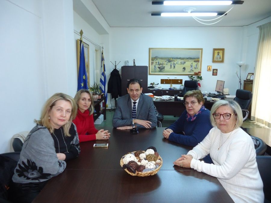 Συνάντηση Κ. Νούσιου με το Δ.Σ. του Παραρτήματος Καρδίτσας της Ελληνικής Αντικαρκινικής Εταιρείας