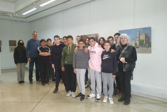 Εκπαιδευτική επίσκεψη 6ου Γυμνασίου στη Δημοτική Πινακοθήκη Καρδίτσας