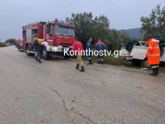 Κορινθία: Τροχαίο με ένα νεκρό και δύο τραυματίες