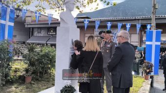 Μουζάκι: Με συγκίνηση και τιμές τα αποκαλυπτήρια της προτομής του Συνταγματάρχη (ΠΖ) Γεωργίου Βούλγαρη (+Φωτο +Βίντεο)