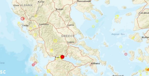 Σεισμική δόνηση 4,8 Ρίχτερ κοντά στο Αίγιο κούνησε και την κεντρική Ελλάδα!
