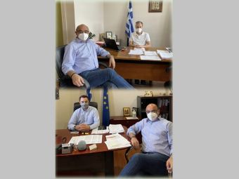 Την 5η Υ.Π.Ε επισκέφτηκε ο πρόεδρος του Ιατρικού Συλλόγου Καρδίτσας
