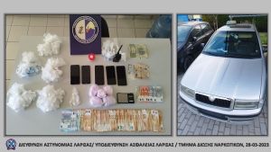 Νέο χτύπημα της ΕΛ.ΑΣ. για ναρκωτικά στη Λάρισα - Δύο συλλήψεις για διακίνηση κοκαΐνης - Άλλα 15 άτομα στη δικογραφία