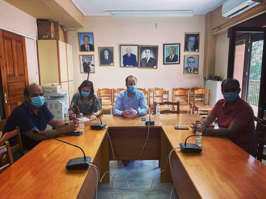 Σύσκεψη στο Δήμο Μουζακίου για τα μέτρα προστασίας από τον κορονοϊό μετά τα δύο θετικά κρούσματα