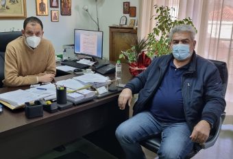 Συνάντηση του Αντιπεριφερειάρχη Κ. Νούσιου με τον πρόεδρο του ΤΟΕΒ Θεσσαλιώτιδος Σπ. Γιωτάκο