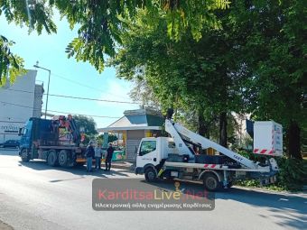 Ξεκίνησαν οι εργασίες του κυκλικού κόμβου στη περιοχή του υδατόπυργου της Καρδίτσας (+Φωτο)