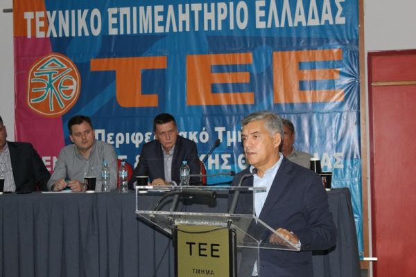 Τη μεταφορά νερών του Αχελώου προς τη Θεσσαλία ζήτησε ο Κ. Αγοραστός μιλώντας σε ημερίδα του Τ.Ε.Ε. Κ/Δ Θεσσαλίας