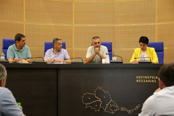Συνάντηση του Περιφερειάρχη Θεσσαλίας Δημ. Κουρέτα με την διοίκηση Ομοσπονδίας Κτηνοτρόφων Θεσσαλίας