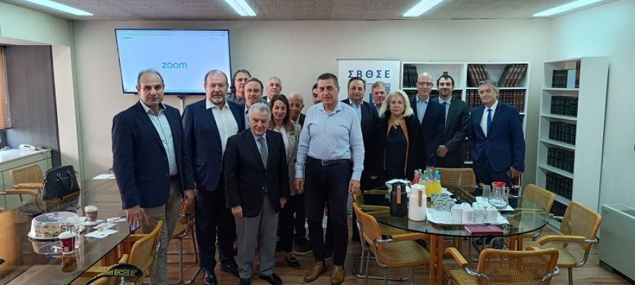 Συνάντηση Εργασίας του ΣΒΘΣΕ με τον νεοεκλεγέντα Περιφερειάρχη Θεσσαλίας κ. Δημήτριο Κουρέτα