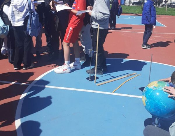 Ημέρα Εαρινής Ισημερίας στο 6ο Γυμνάσιο Καρδίτσας - Το Πείραμα του Ερατοσθένη