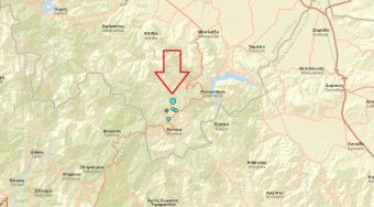 Σεισμός 3,3 Ρίχτερ με επίκεντρο στη Ρεντίνα Καρδίτσας