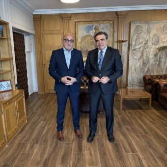 Συνάντηση του Αρ. Σπάνια με τον Υπουργό Αγροτικής Ανάπτυξης και Τροφίμων  Μαργ. Σχοινά