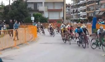 Διεθνής Ποδηλατικός Γύρος Ελλάδας: Πτώση στην τελευταία στροφή για τους προπορευόμενους ποδηλάτες (+Βίντεο)